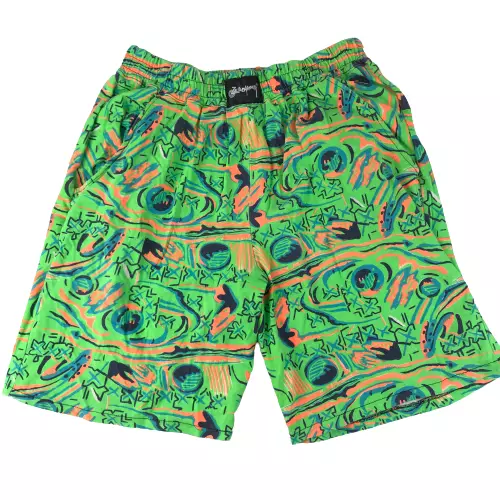 Vintage Zero Gravity Green Retro Shorts Size Large