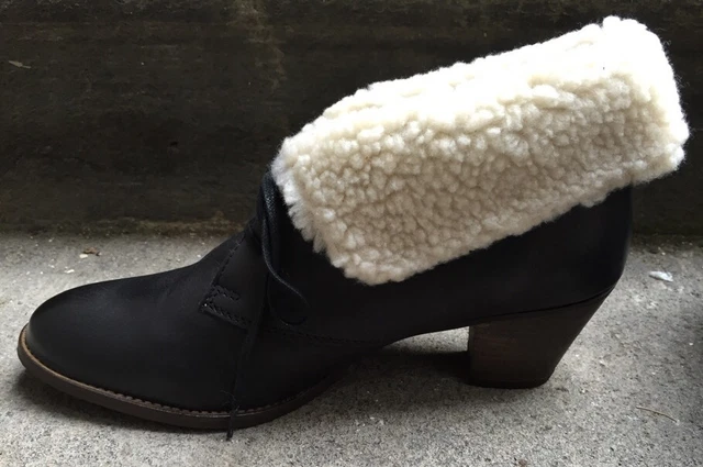 Destockage : Bottines Fourrees Marque Impact Cuir Noir @ T 41 @ Neuf 109€ @ N418 2