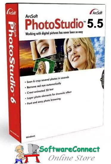 ArcSoft PhotoStudio V5.5 For WINDOWS 10 & 11 New & Sealed Genuine GUARANTEE