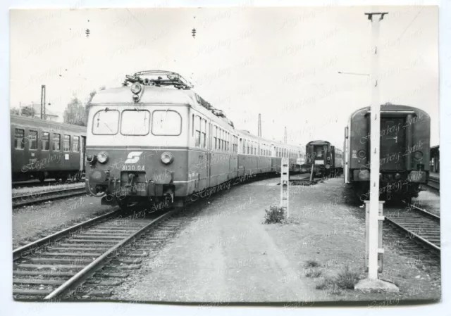 Foto Eisenbahn ÖBB BBÖ E-Lok Elektrolok 4130.04 Villach West 14.5.1978 (A574)