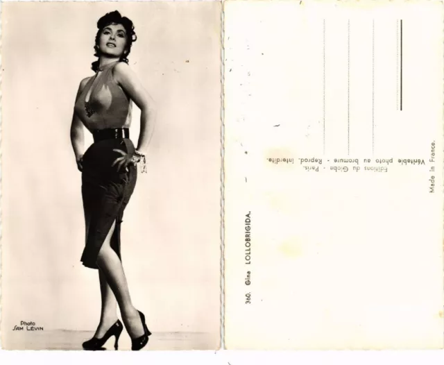 CPA AK GINA LOLLOBRIGIDA Sam Levin FILM STAR (464770)