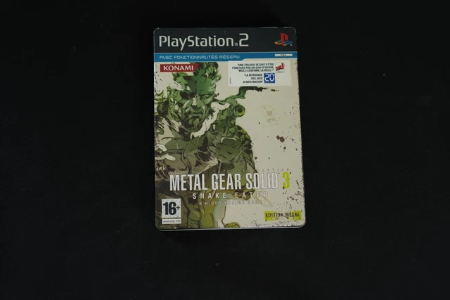 METAL GEAR SOLID 3. Snake Eater. Edicion Metalica. Playstation 2 Pal España EUR 90,00 - ES