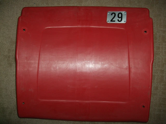 Busch Stadium seat back #29 Chris Carpenter St Louis Cardinals