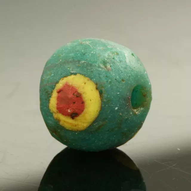 Ancient glass beads: Genuine Medieval beads: Islamic-Byzantine-Viking eye bead