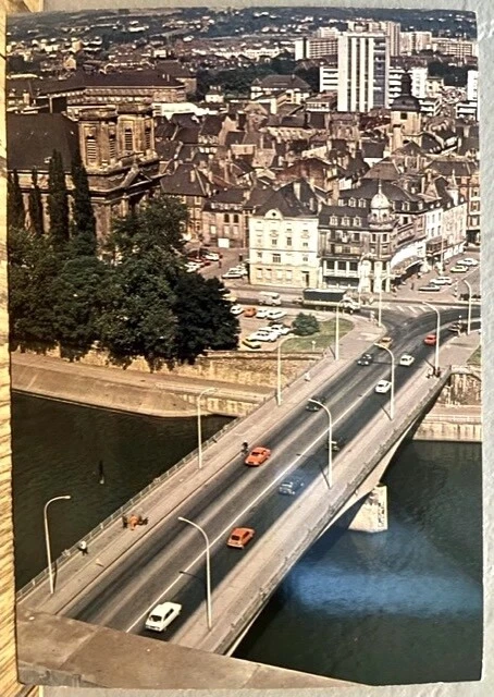 CPA 57 THIONVILLE L'entrée dans la ville par le Pont des Alliés -Editeur Pierron