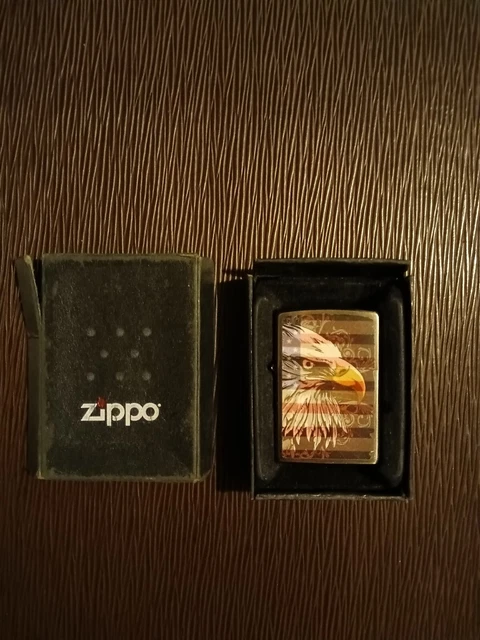 American Flag with Eagle Zippo
