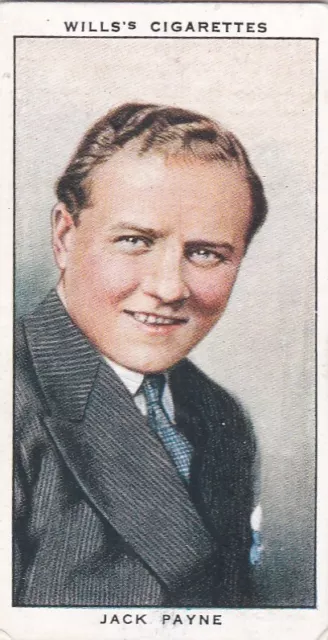 Radio Celebrities A, 1934 - 49 Jack Payne - Wills Cigarette Card