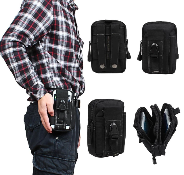 Outdoor Multi-Purpose Compact Small Utility Pouch Waist Pack Tactical Belt Bag