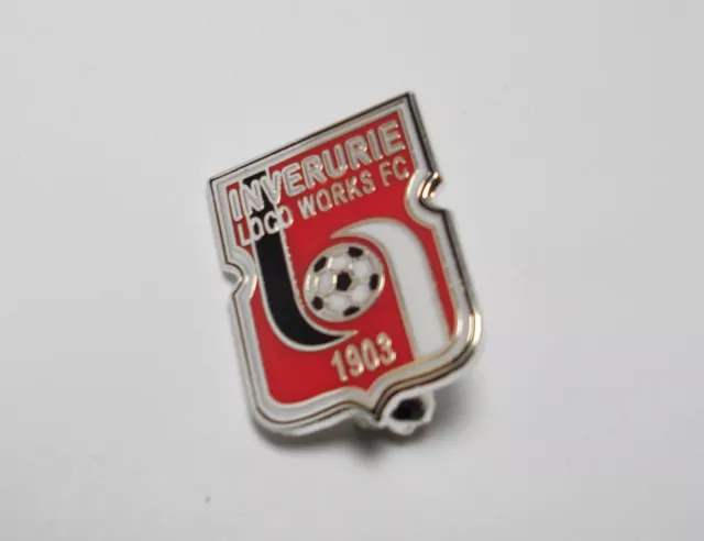 Inverurie Loco Works Fc -  Enamel Crest Badge.