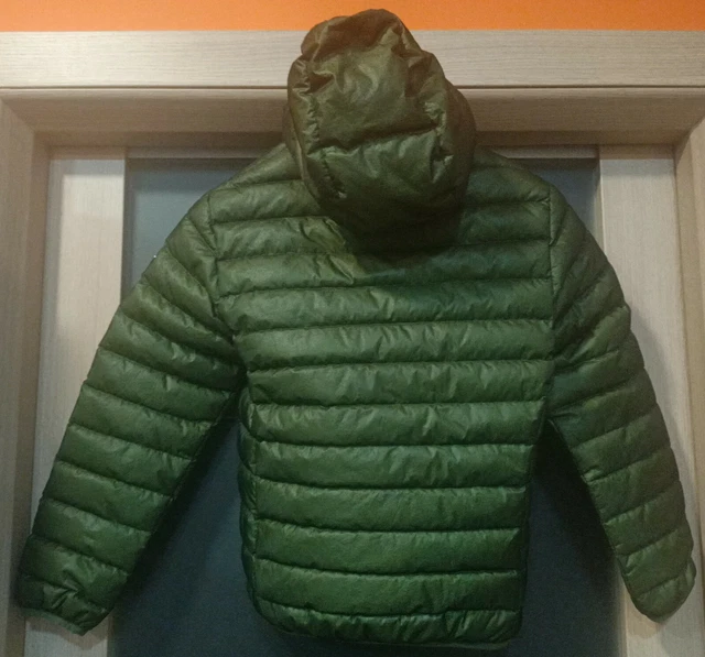 Giubbino Bambino Ciesse Piumini Tg. 10 Anni Verde - Giubbotto Piumino Cappuccio 2