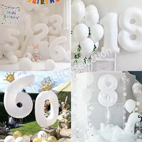 32''/ 81cm Letter Alphabet Number Foil Balloon Birthday Party Decoration Wedding 2