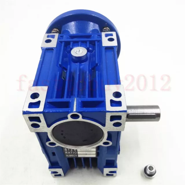 RV040 Worm Speed Reducer Gearbox Flange 63B14 10:1 15 20 30 40 50 60 80 100:1 2