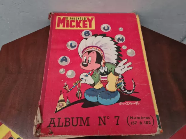 REliure  "Le Journal De Mickey" Album N°7 EO . Walt Disney à restaurer