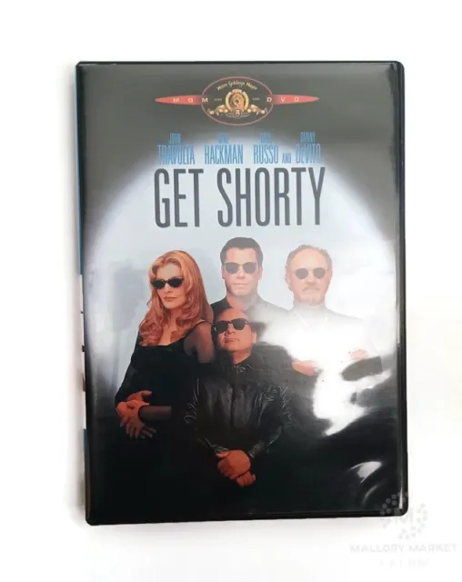 Get Shorty (DVD, 1995) John Travolta, Gene Hackman, Rene Russo, Danny DeVito