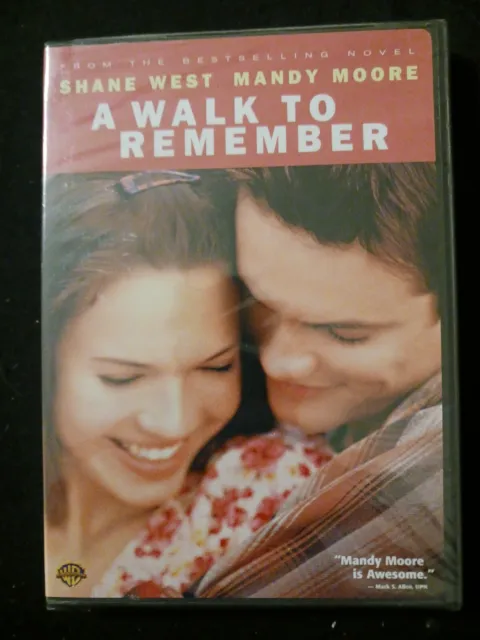 A Walk to Remember DVD 2007 Mandy Moore Shane West Daryl Hannah Shane West NEW