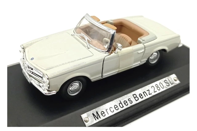 NOS! Atlas 7129106 Mercedes Benz 280 SL beige 1968 Maßstab 1:43 Modellauto