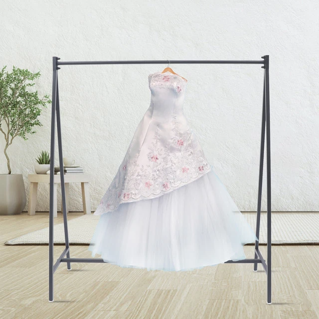 Vintage Clothes Display Rack Metal Garment Hanger Organizer Storage Stand