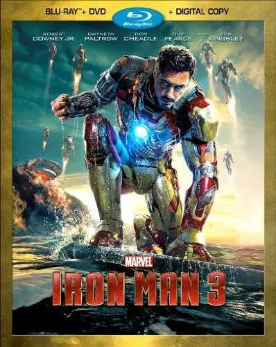 Iron Man 3 (Two-Disc Blu-ray / DVD + Digital Copy) - Blu-ray - VERY GOOD