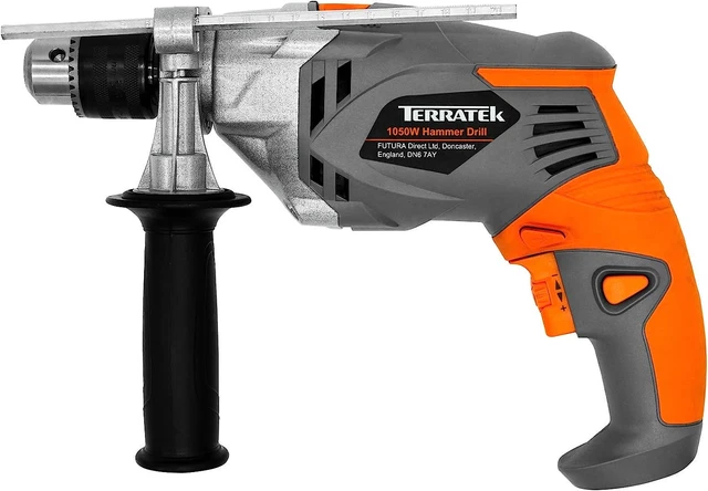 Potente taladro de martillos eléctrico de velocidad variable Terratek 1050W