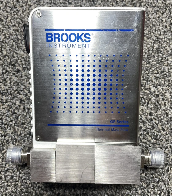 BROOKS INSTRUMENT GAS: N2, 30 SCCM Thermal Mass Flow Controller, GF100C ...