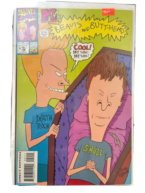 Beavis And Butt-Head #2 Marvel Comic Book High Grade 9.0 Ts13-132