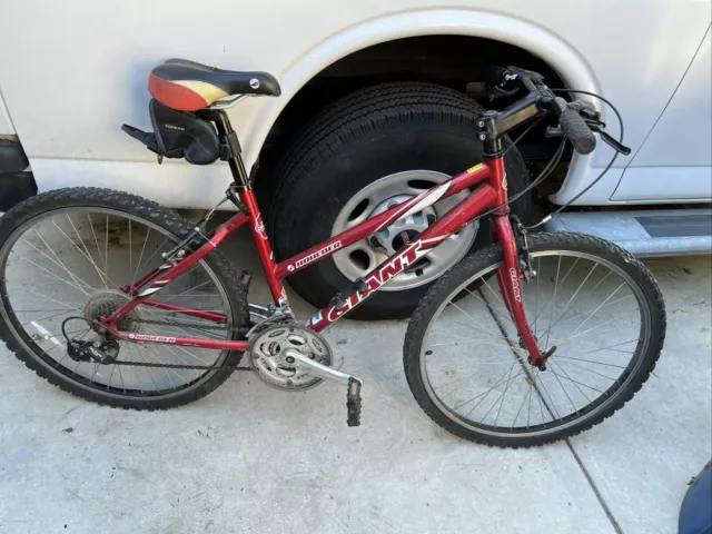 GIANT BOULDER 7 Speed 40.64cm Mountain Bike 4130 CUSTOM STEEL