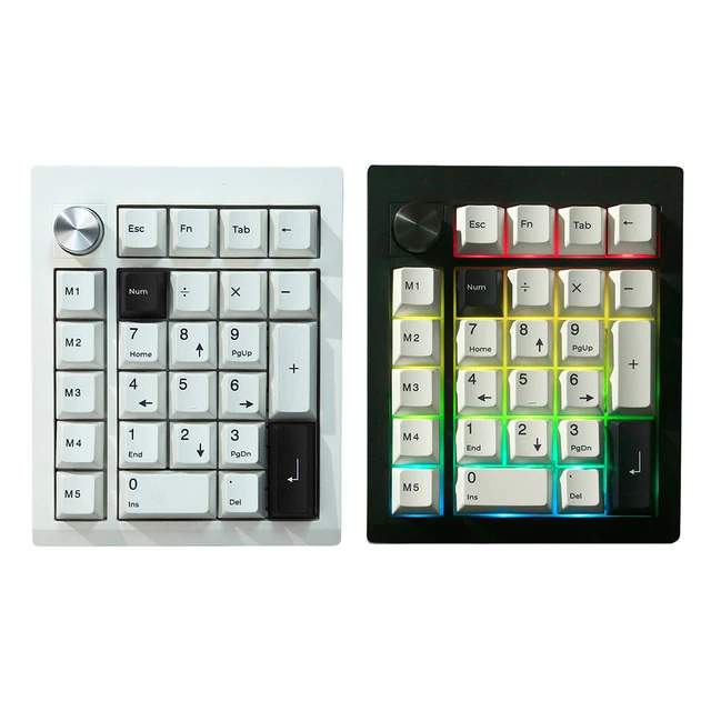 TASTIERA NUMERICA 2,4 GHz/BT5.0/Type-C cablata 26 tasti tastiera ...
