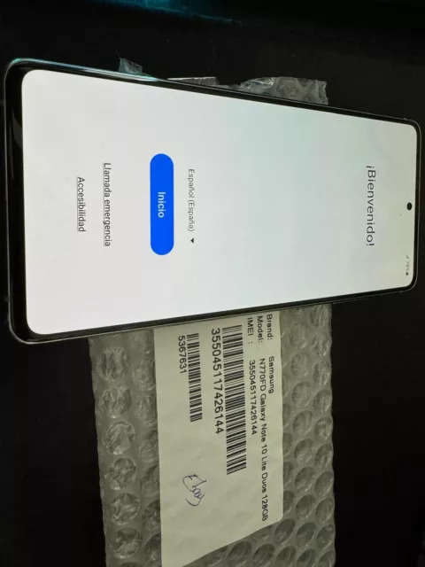 Samsung Galaxy note 10 Lite Dual 128 Go 6 Go ram Bleu assez bon état