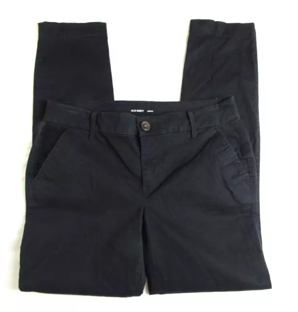 Women's Old Navy Pants Black Skinny Chino Size 4