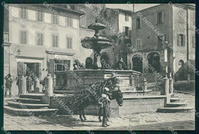 Perugia Assisi Fontana Brunner 13638 cartolina RB5591