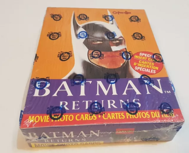 1992 Batman Returns OPC O-Pee-Chee Movie Photo Cards - Sealed Box 36 packs (#52)