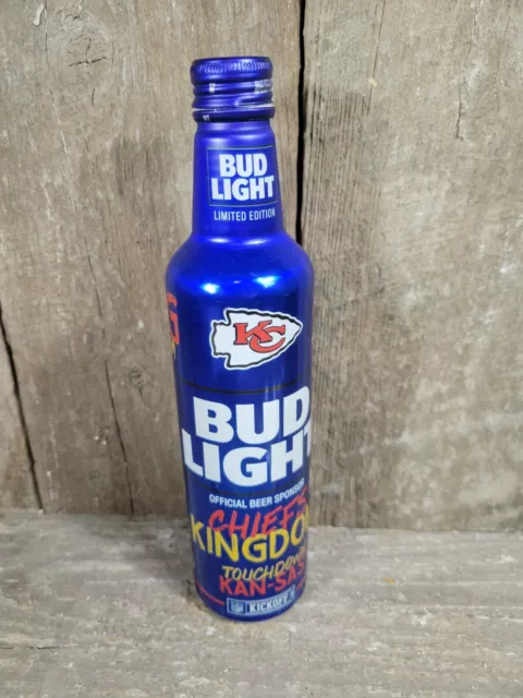 (2) Super Bowl Arizona 57 LVII 2023 12 OZ Empty Bud Light Cans Rare Chiefs!