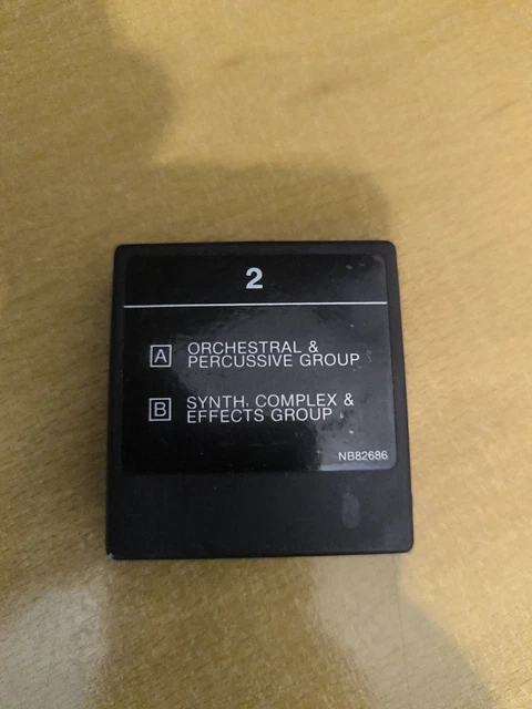 YAMAHA DX7 VOICE ROM 2 Cartucho de Datos Vintage Sintetizador