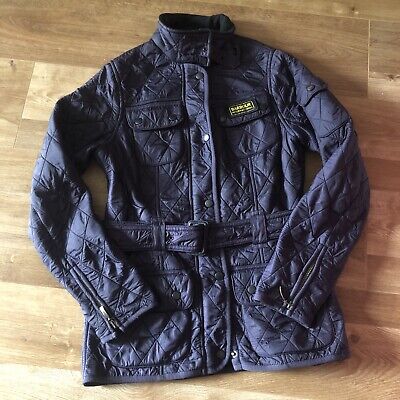 Barbour Quilted Navy Blue Jacket - UK 8 Women’s Ladies - Good Condition Used