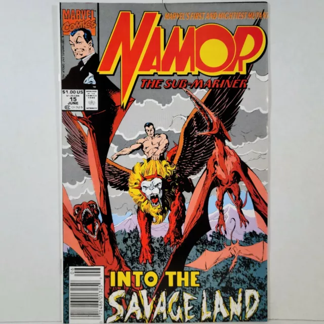Namor, the Sub-Mariner - Vol. 1, No. 15 - Marvel Comics Group - June 1991 - BIN