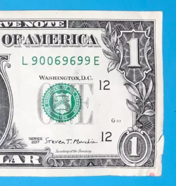 L 90069699 E : Flipper $1 One Dollar Bill