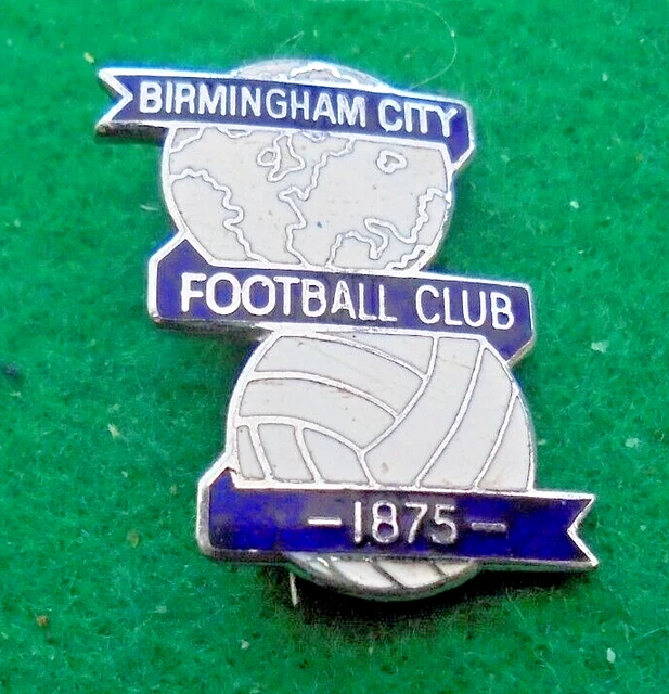 VINTAGE ENAMEL BIRMINGHAM City Football Club 1875 Badge By Reeves Co ...