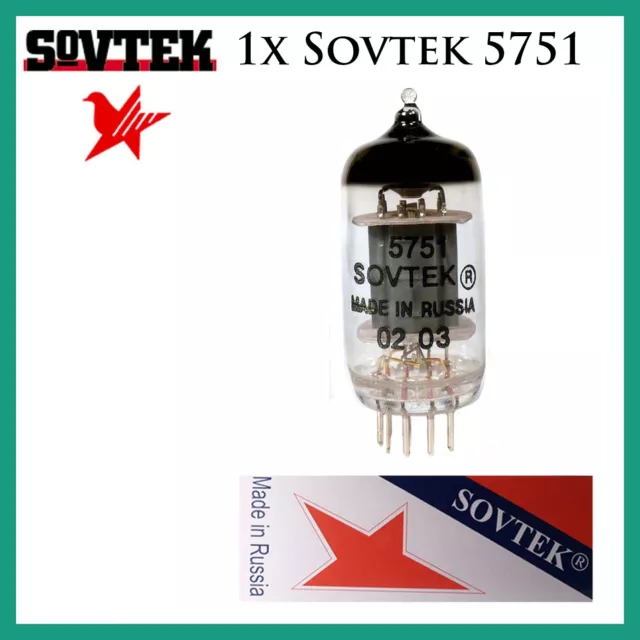 New 1x Sovtek 5751 | One / Single Preamp Tube | ***NO LONGER IN PRODUCTION***