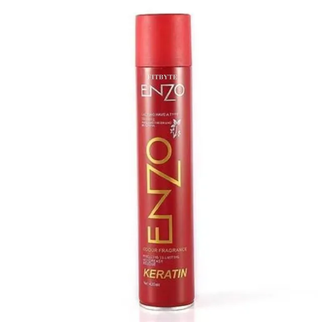 ENZO Spray para el cabello para cabello fuerte rojo 420 ml, paquete de 1,...