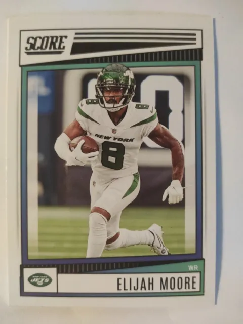 Trading Card NFL Football Elijah Moore New York Jets 2022 Panini Score