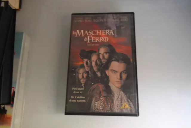 La maschera di Ferro Leonardo di Caprio VHS Videocassetta NO DVD