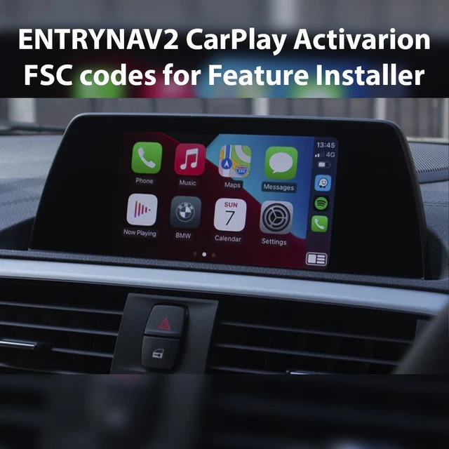 FSC ENTRYNAV2 BMW/MINI Apple CarPlay Activation EUR 27,47 PicClick FR