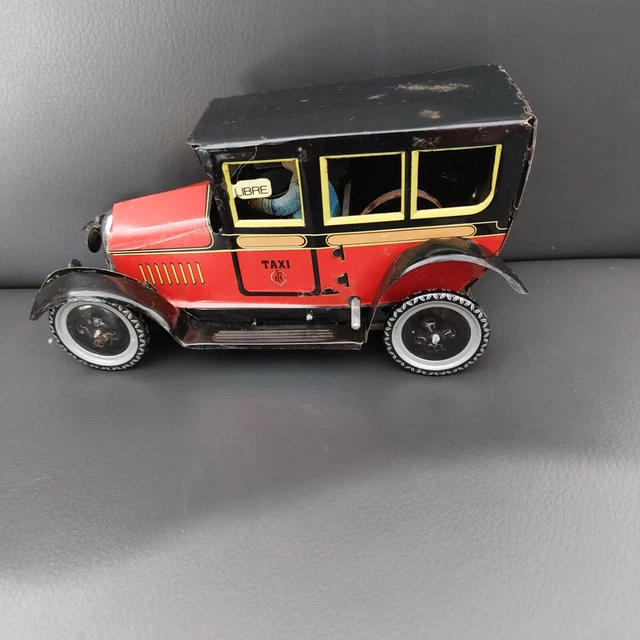 Circuit De Bus Jouet Vintage En Tôle URSS - Réf 035 - Occasion Avec Clé - Marque Joustra