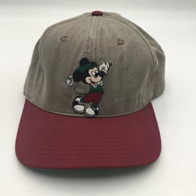 DISNEY PRO COLLECTION Mickey Mouse Hat Golf Bill Adjustable Strapback ...