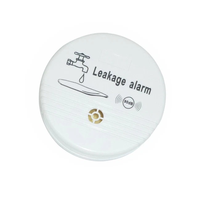 Detector de fugas de alta sensibilidad alarma de fugas de agua sin batería para sótano