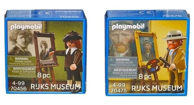 PLAYMOBIL 70475 VINCENT van Gogh self-portrait rijksmuseum MISB NEW EUR