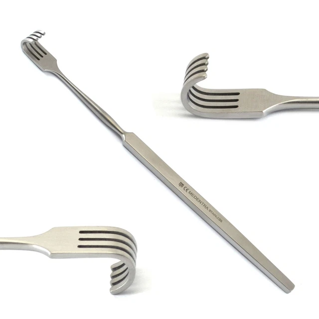 Ophtalmique Knapp Rétracteur 4 Machoires Blunt Dentistes Instruments Neuf Ce