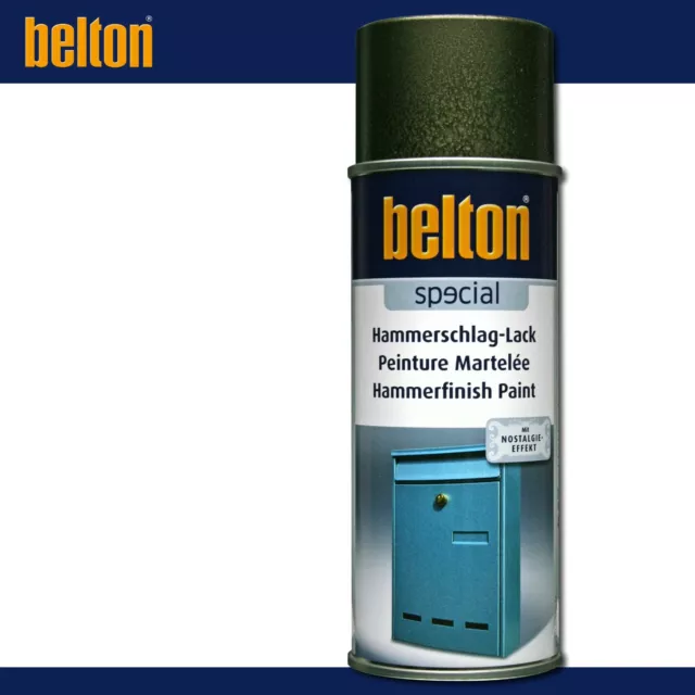 Peinture Belton Spécial Hammerschlag-Lack Anthracite 400ml Imperméable