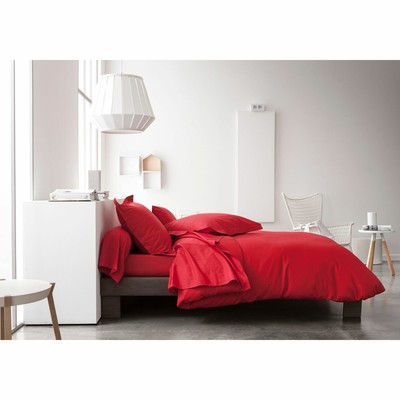 220 x 240 Nero/Arancione Today Parure 100% coton-57 Fili 