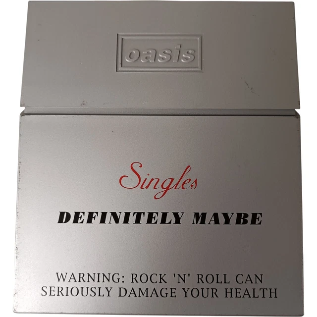 oasis singles cigarette box  Definitely Maybe  Set (Compilation, Limited Edition): 5 x CD, 1996 [r2800835] inch singles boxs set in 2024 Unified Goods